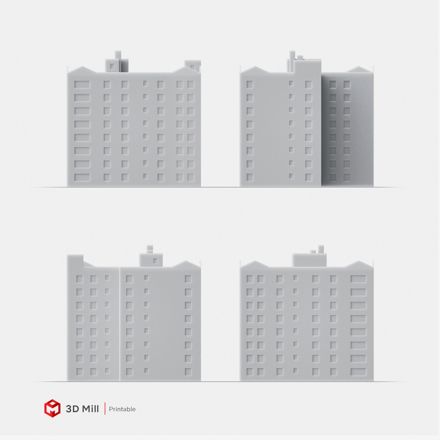 3D Print miniature building RB-US-NY-004 3D print model_2