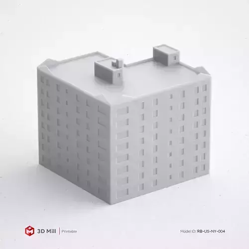 3D Print miniature building RB-US-NY-004