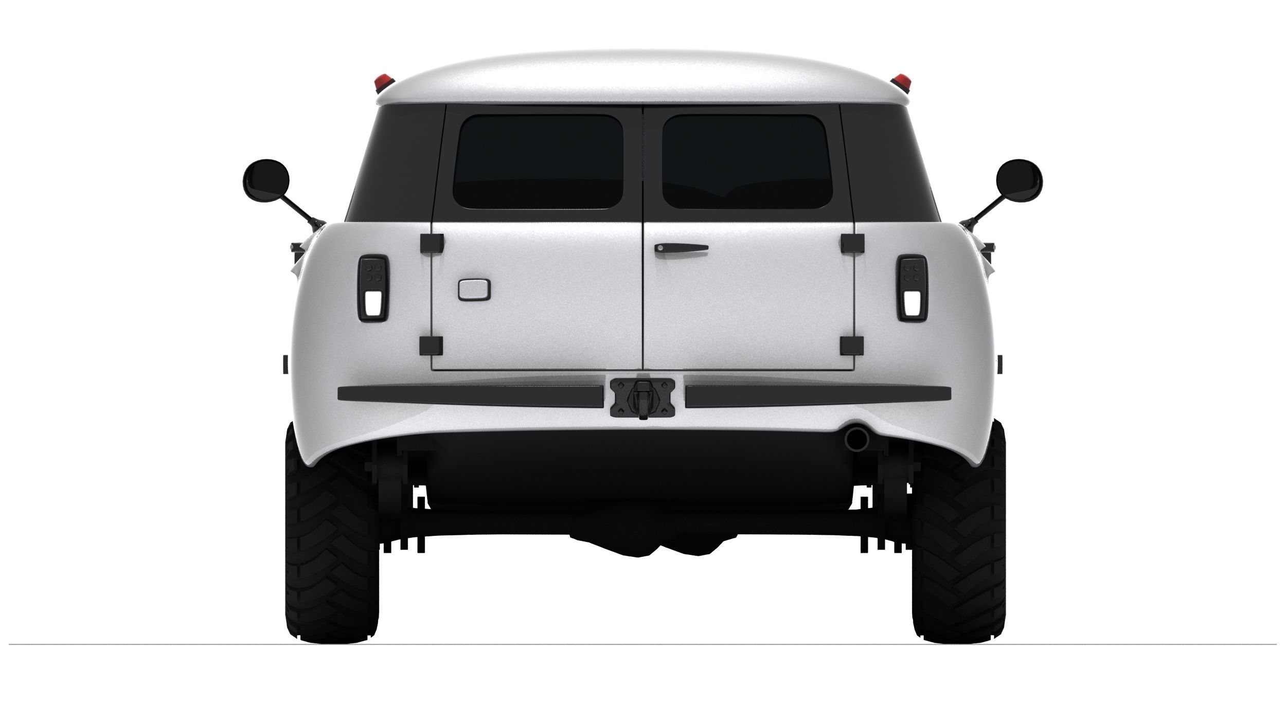 UAZ-452 Concept Car 3D model_19