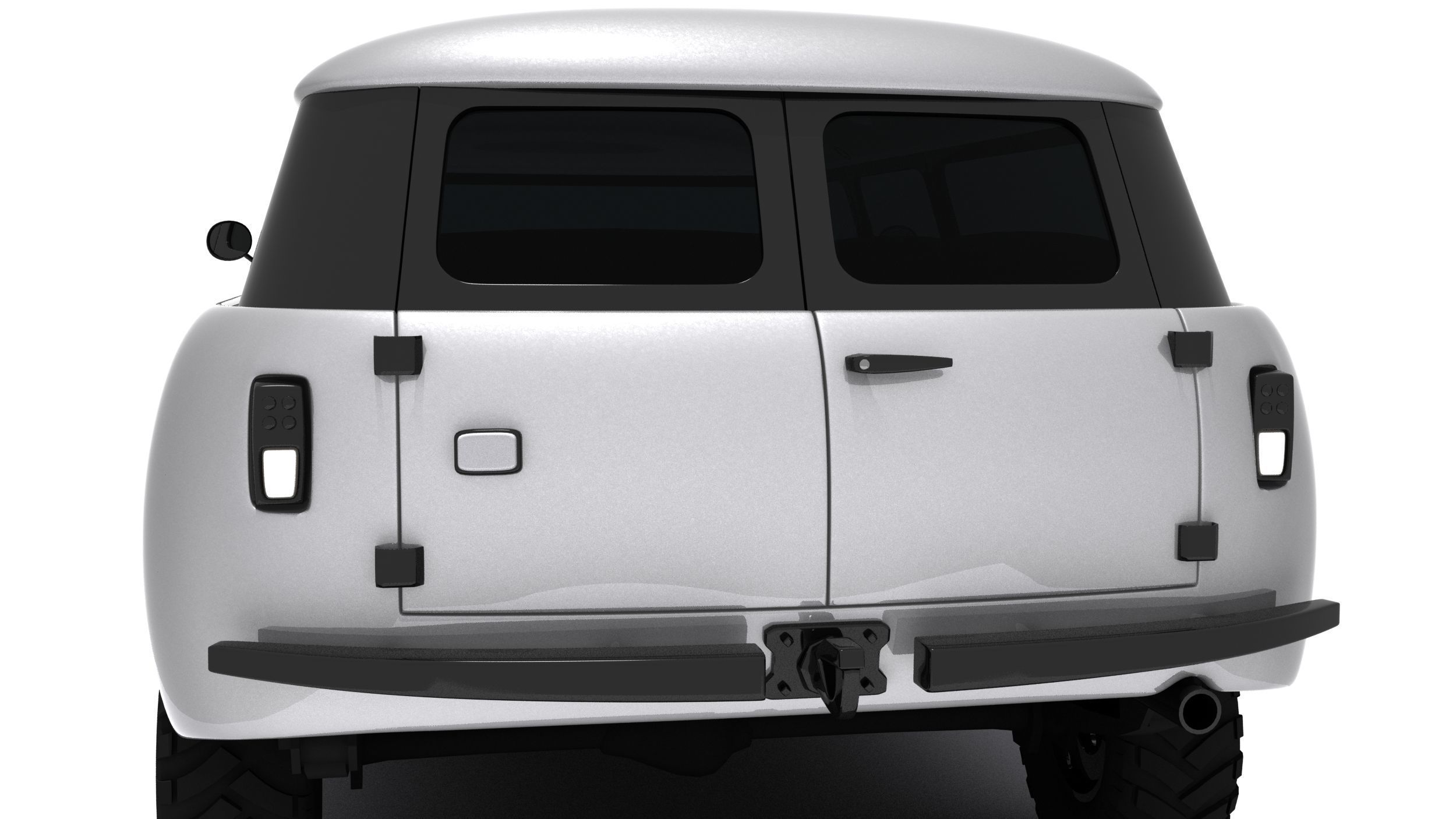 UAZ-452 Concept Car 3D model_10