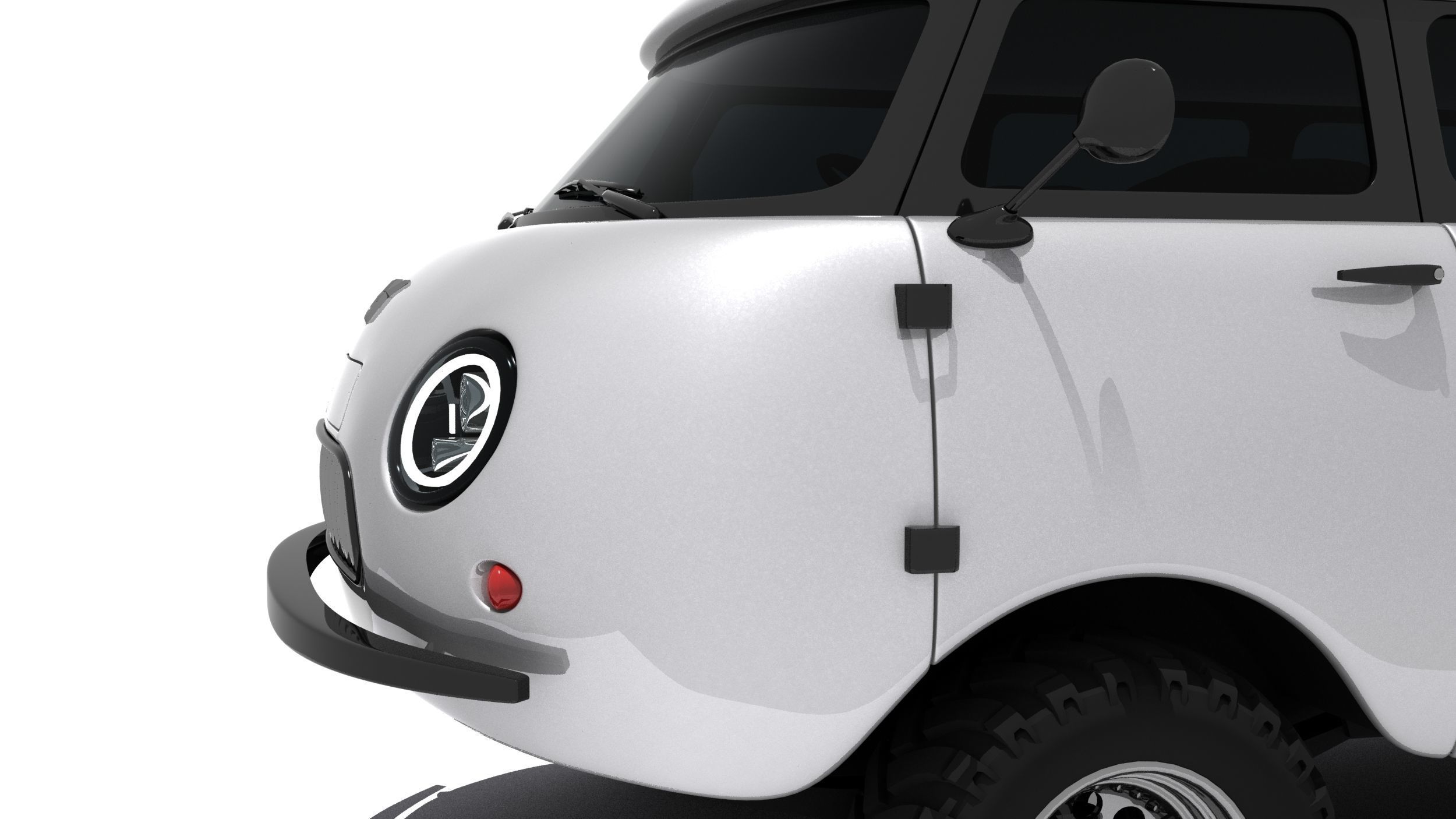 UAZ-452 Concept Car 3D model_12
