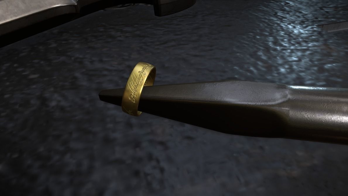 Shadow of Morodor Celebrimbors Forge Scene 3D model_3