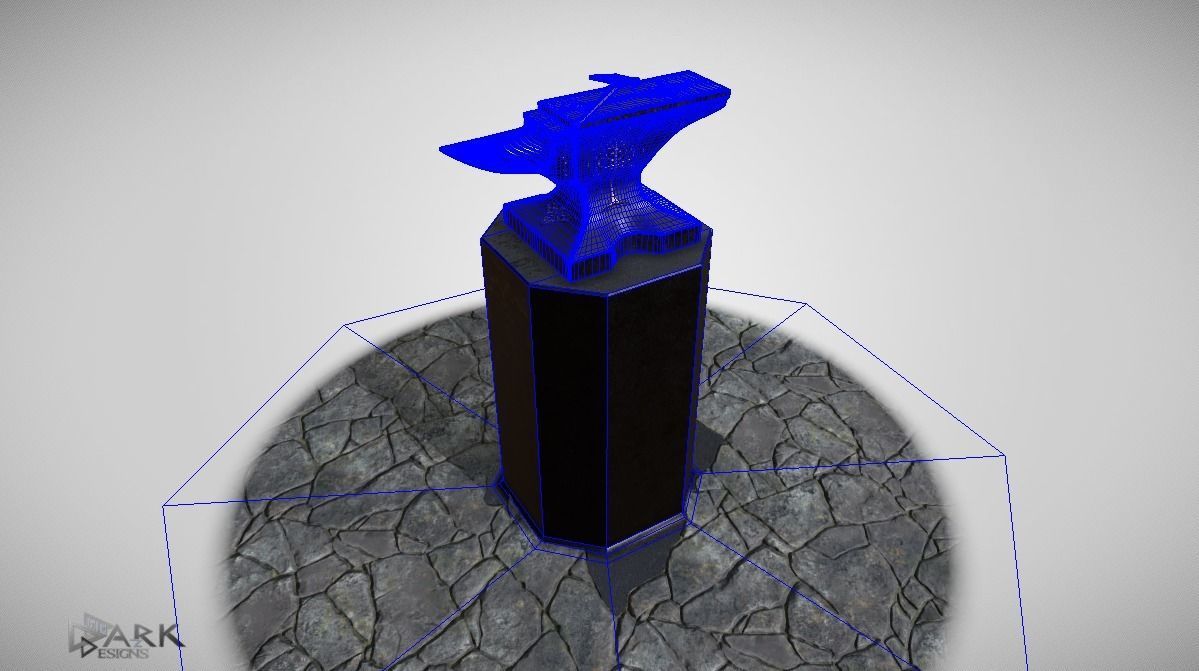 Shadow of Morodor Celebrimbors Forge Scene 3D model_5