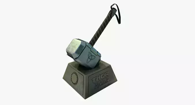 Thor Hammer  Mjolnir  with out textures 3D print model