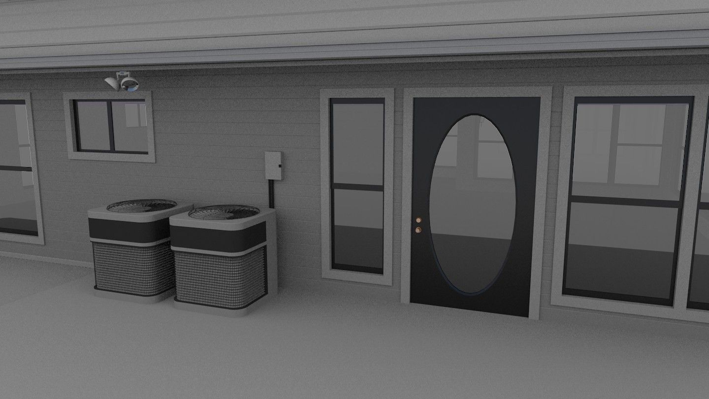 Modern House 3D model_6