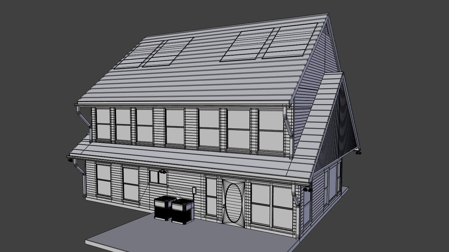 Modern House 3D model_9