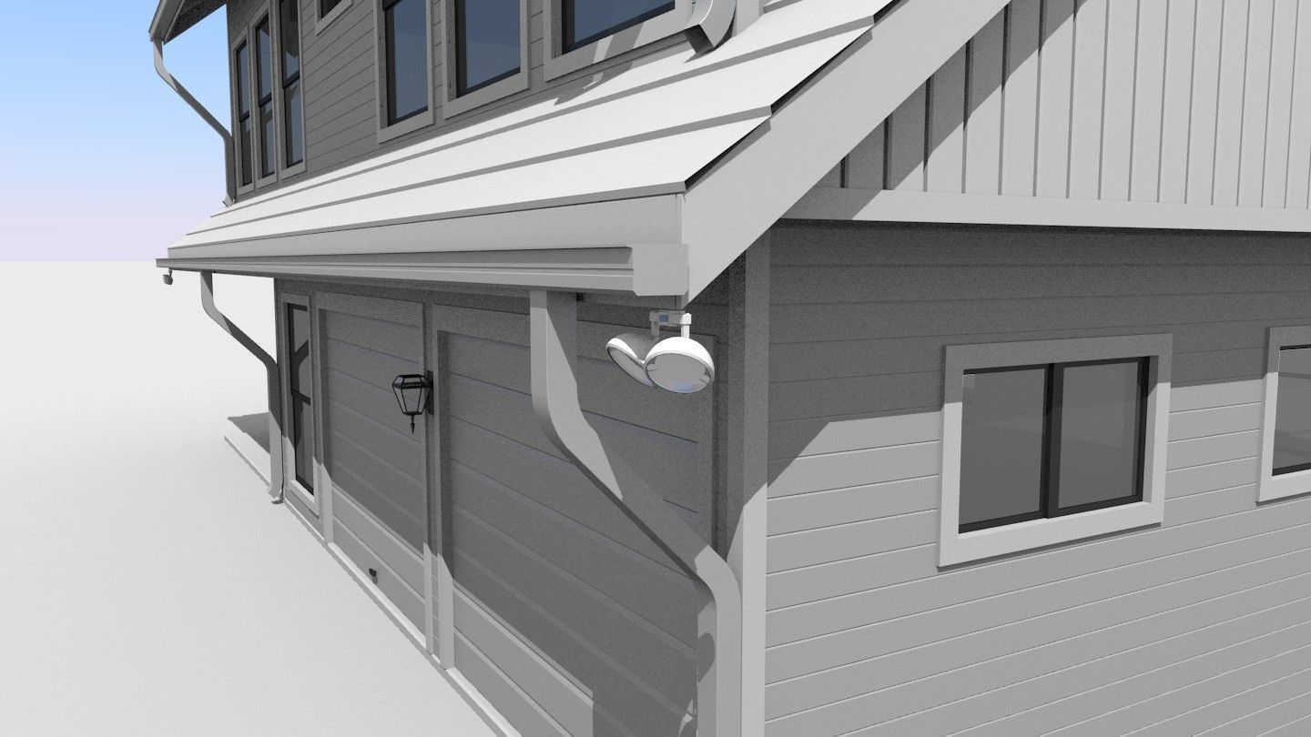 Modern House 3D model_3