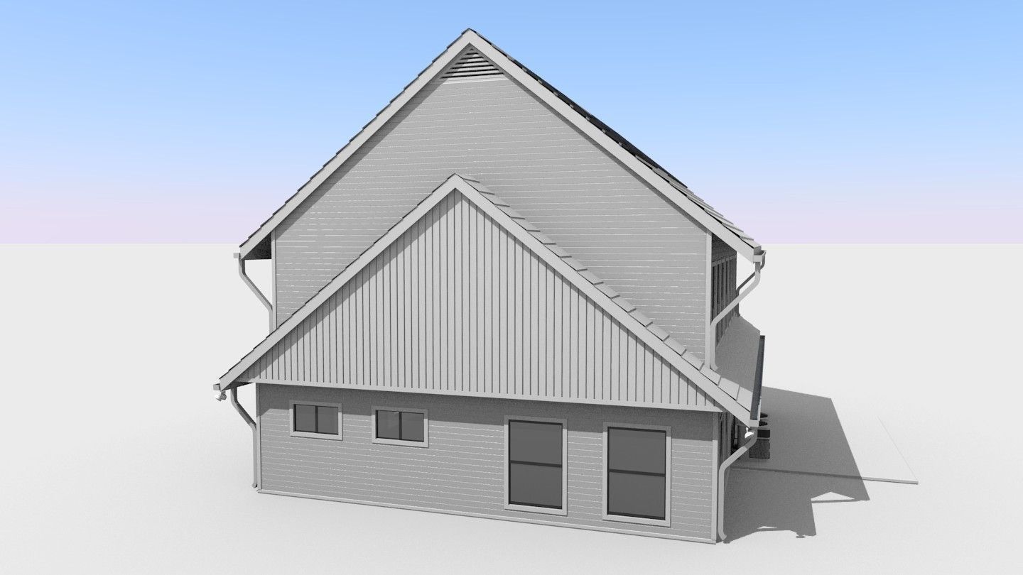 Modern House 3D model_2