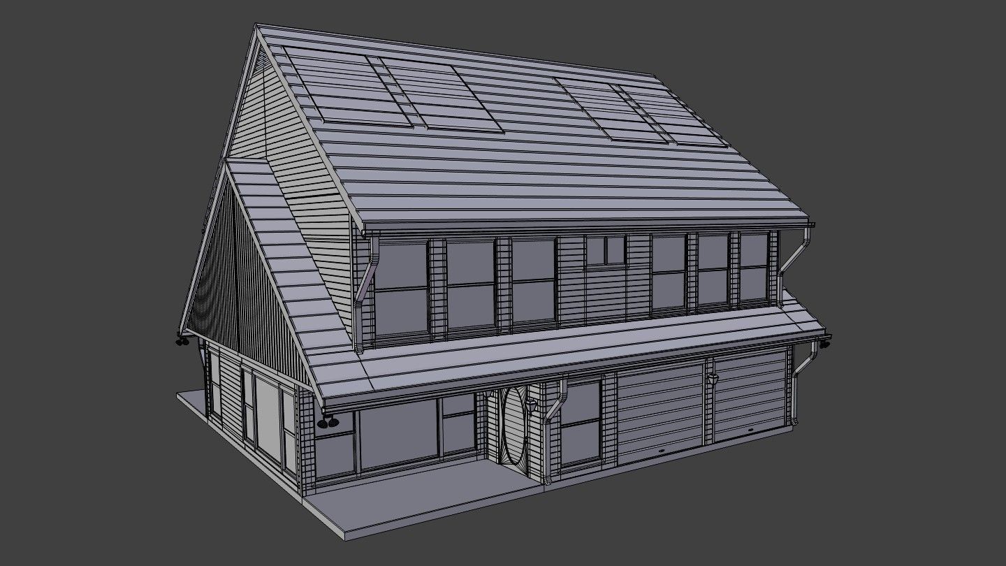 Modern House 3D model_7