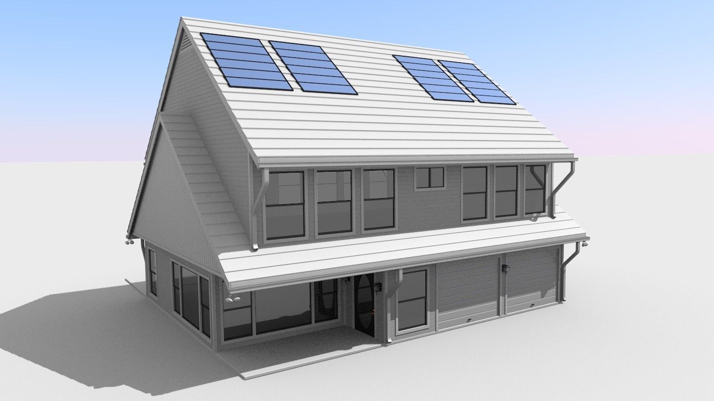 Modern House 3D model_4