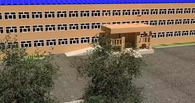 Russian School 3D model