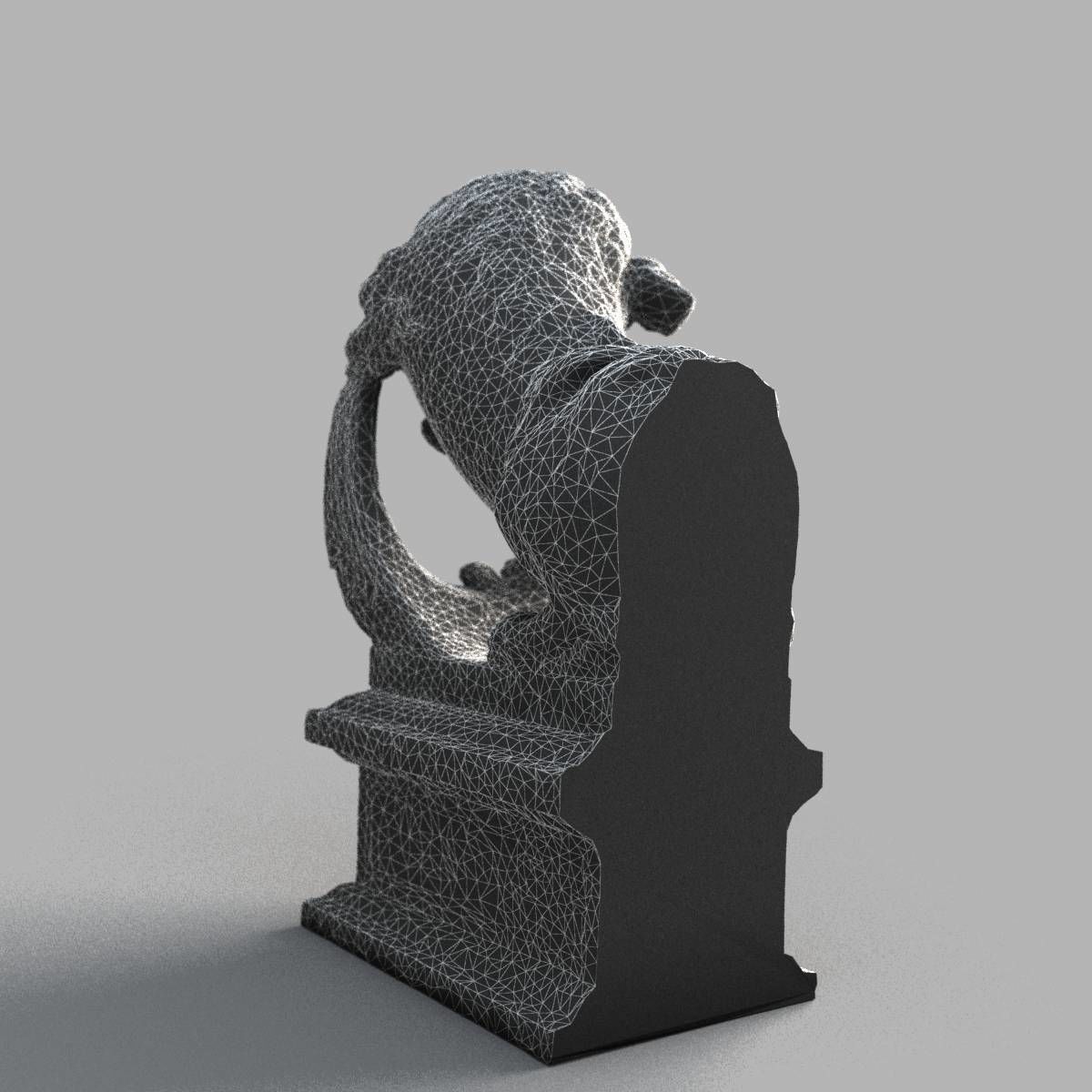 Lion-statue-007M lion statue 3D model_15