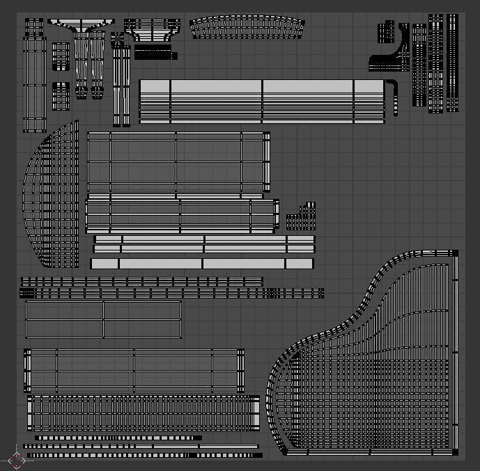 Grandpiano grand piano 3D model_12