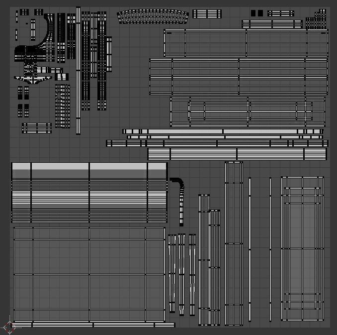 Piano with stool 3D model_13