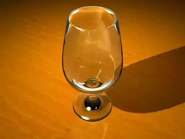 stemmed beer glass