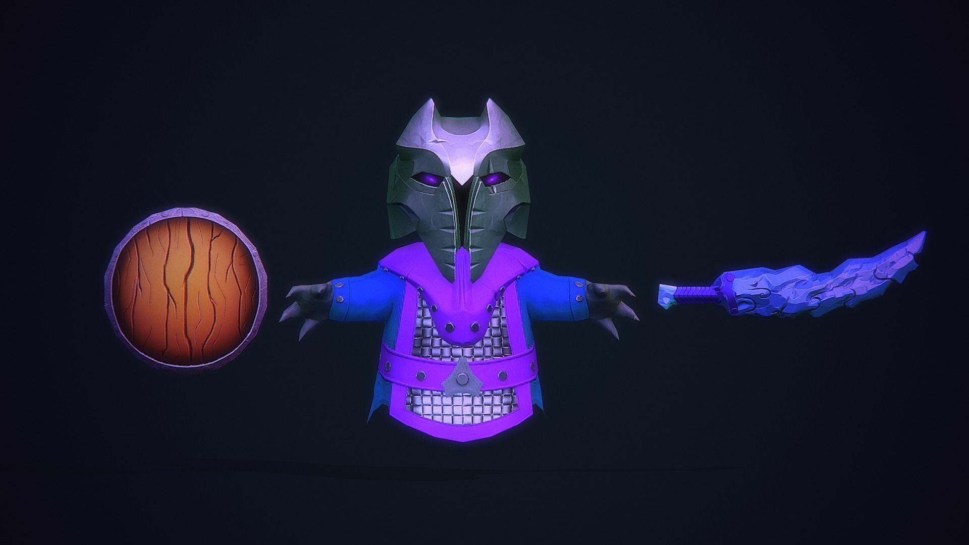 Minion soldier Low-poly 3D model_2