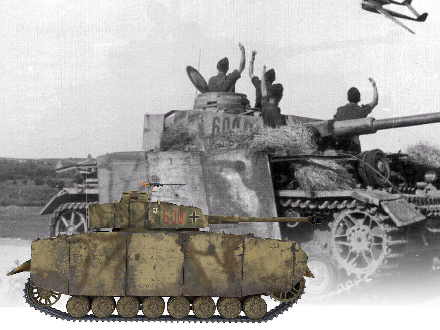 PzKpfw IV - Panzer 4 - Ausf H - 600 3D model_1