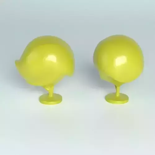 Cartoon bush 3D print model