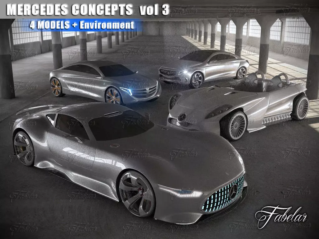 Mercedes Concepts vol 3 3D model_0