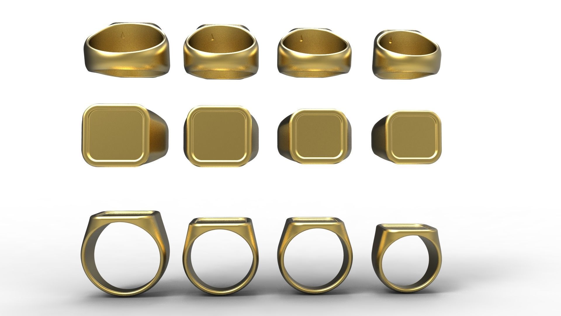 Simple ring 3D print model_1