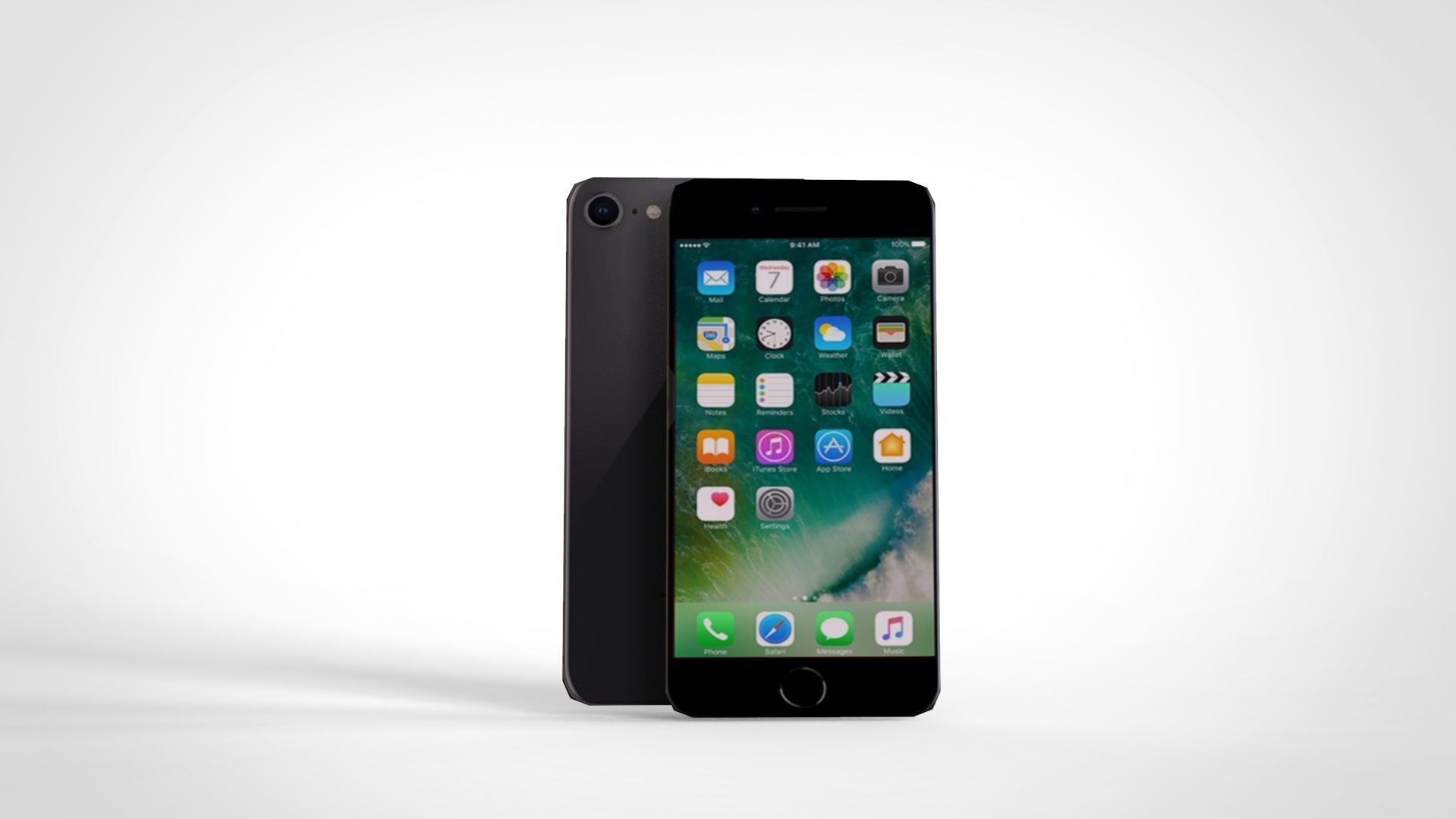 Iphone X Iphone 8 plus Iphone 8 low Poly 3D model Low-poly 3D model_5