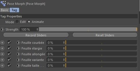 Banana leaves Low-poly 3D model_6