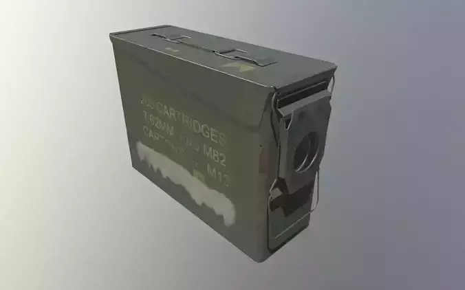 Ammo crate - PBR Lowpoly