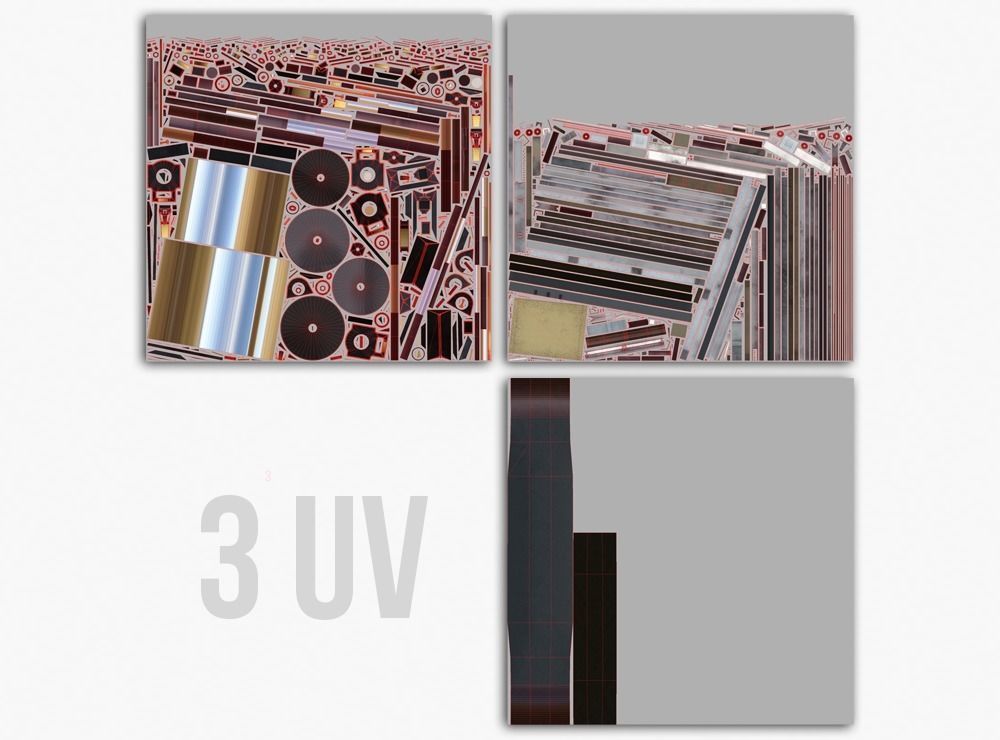 Modular mining conveyor belt 3D model_9