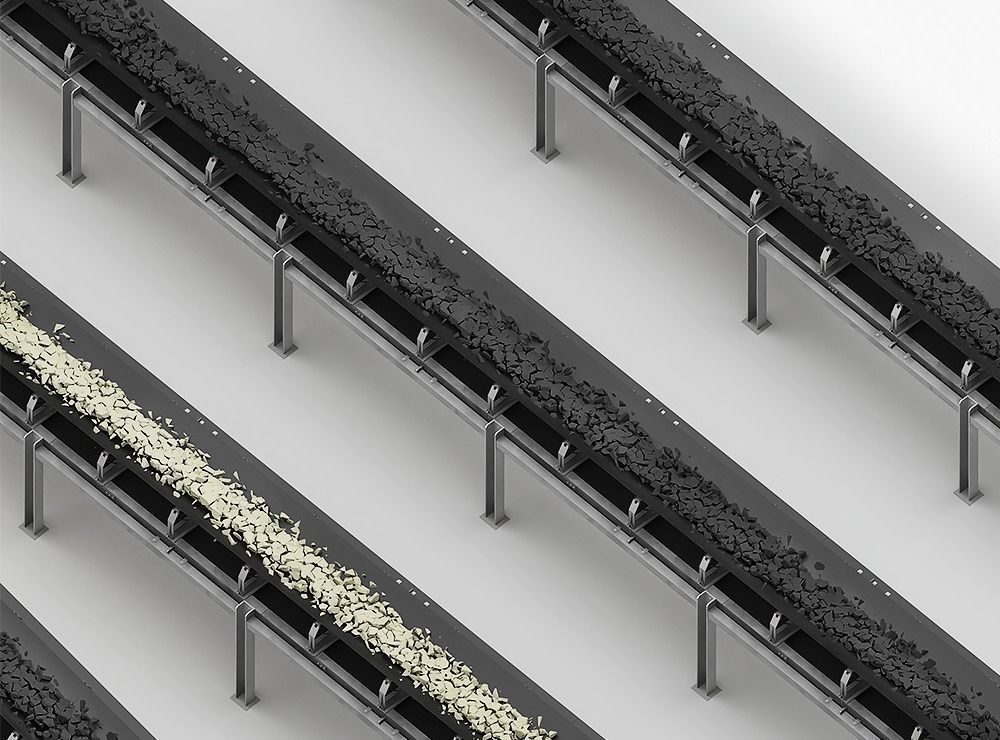 Modular mining conveyor belt 3D model_8