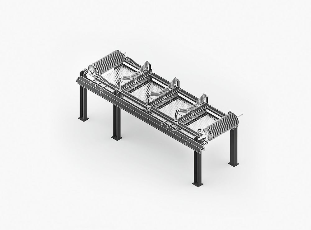 Modular mining conveyor belt 3D model_6
