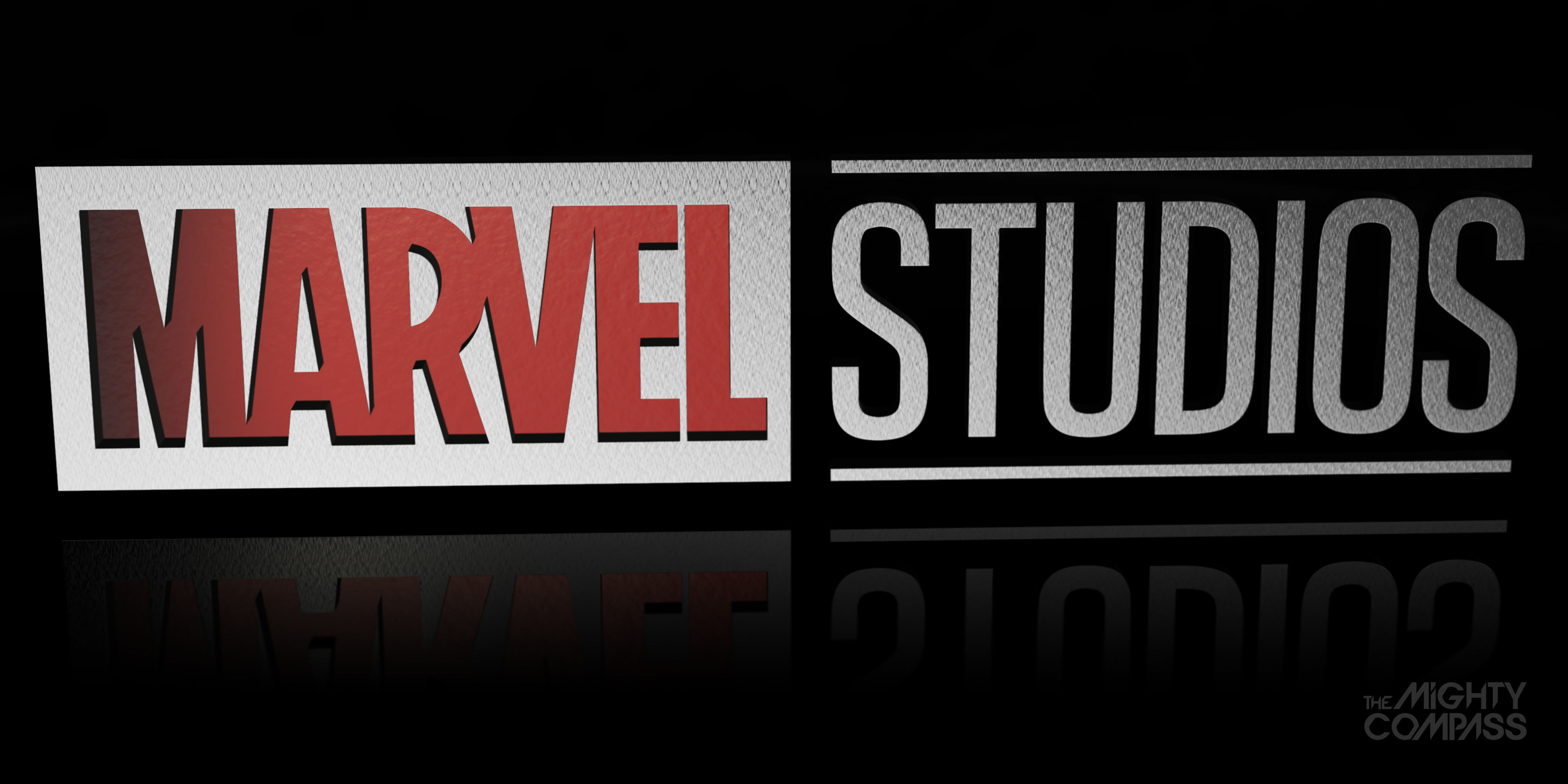 Marvel Studios Logo - Low-poly and High-poly Low-poly 3D model_6