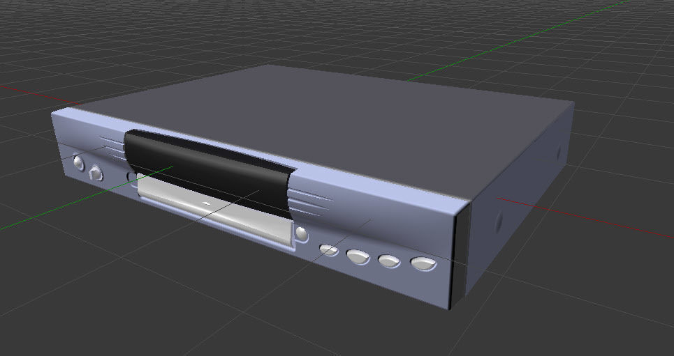 DVD Player 3D model_3