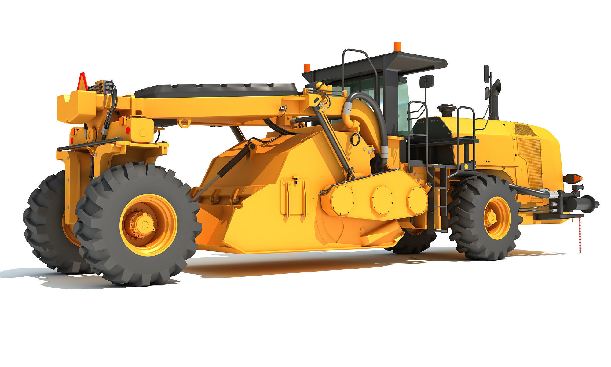 Road Reclaimer 3D model_3