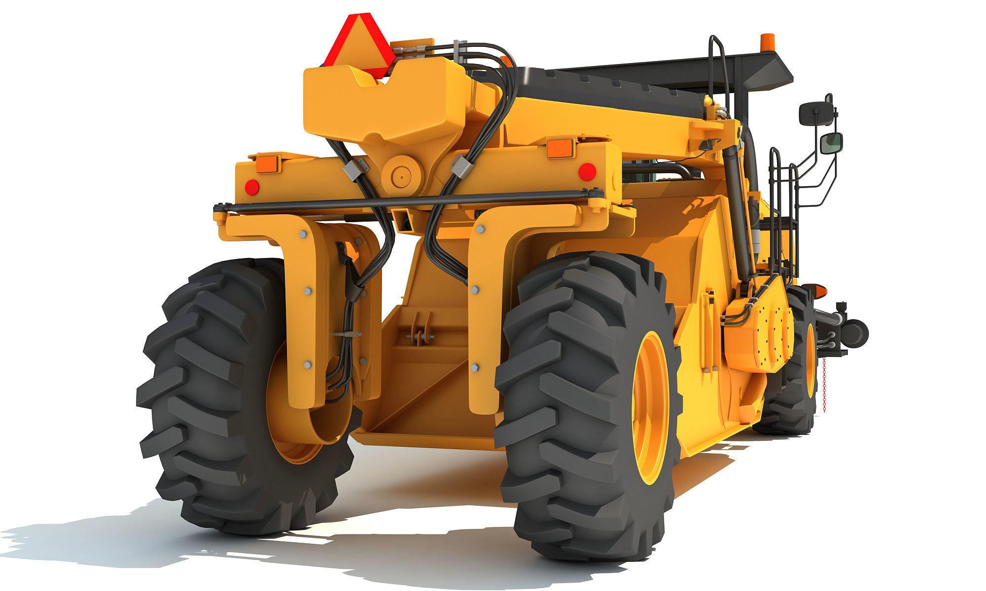 Road Reclaimer 3D model_5