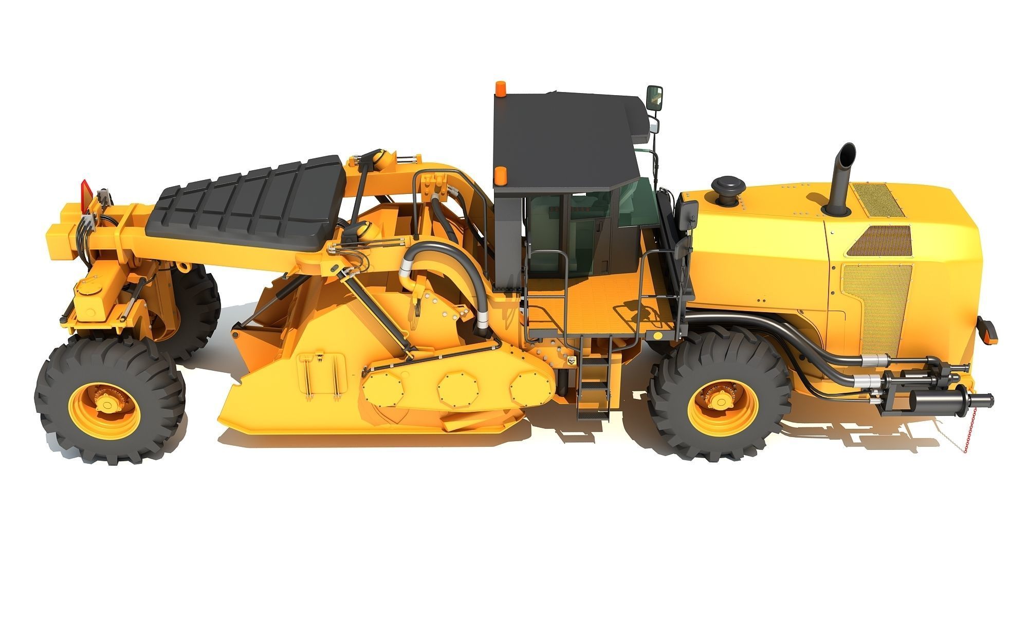 Road Reclaimer 3D model_6