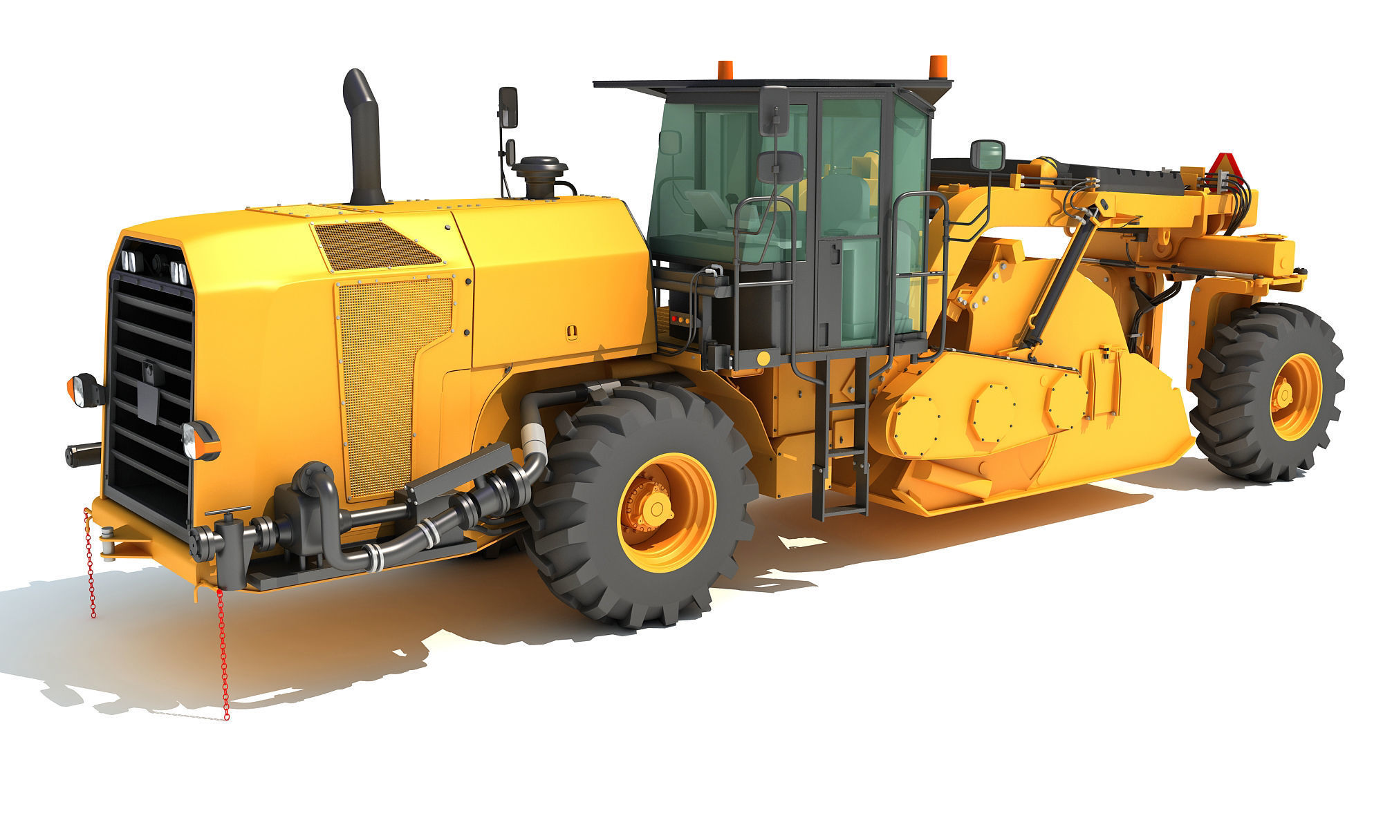 Road Reclaimer 3D model_1