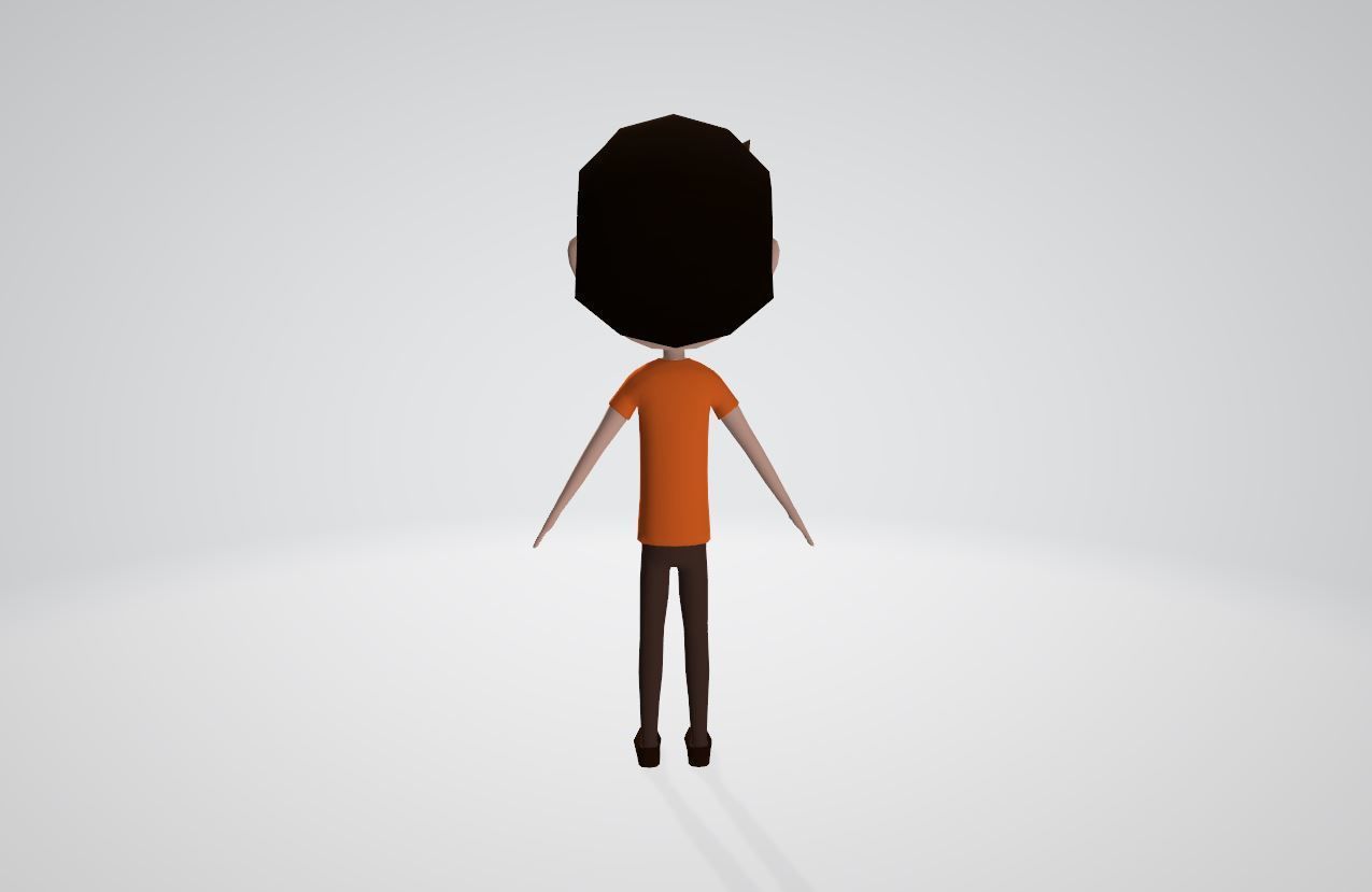 Teen character 3D model_8
