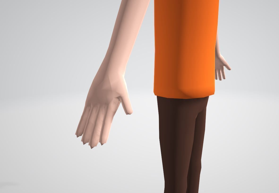 Teen character 3D model_10