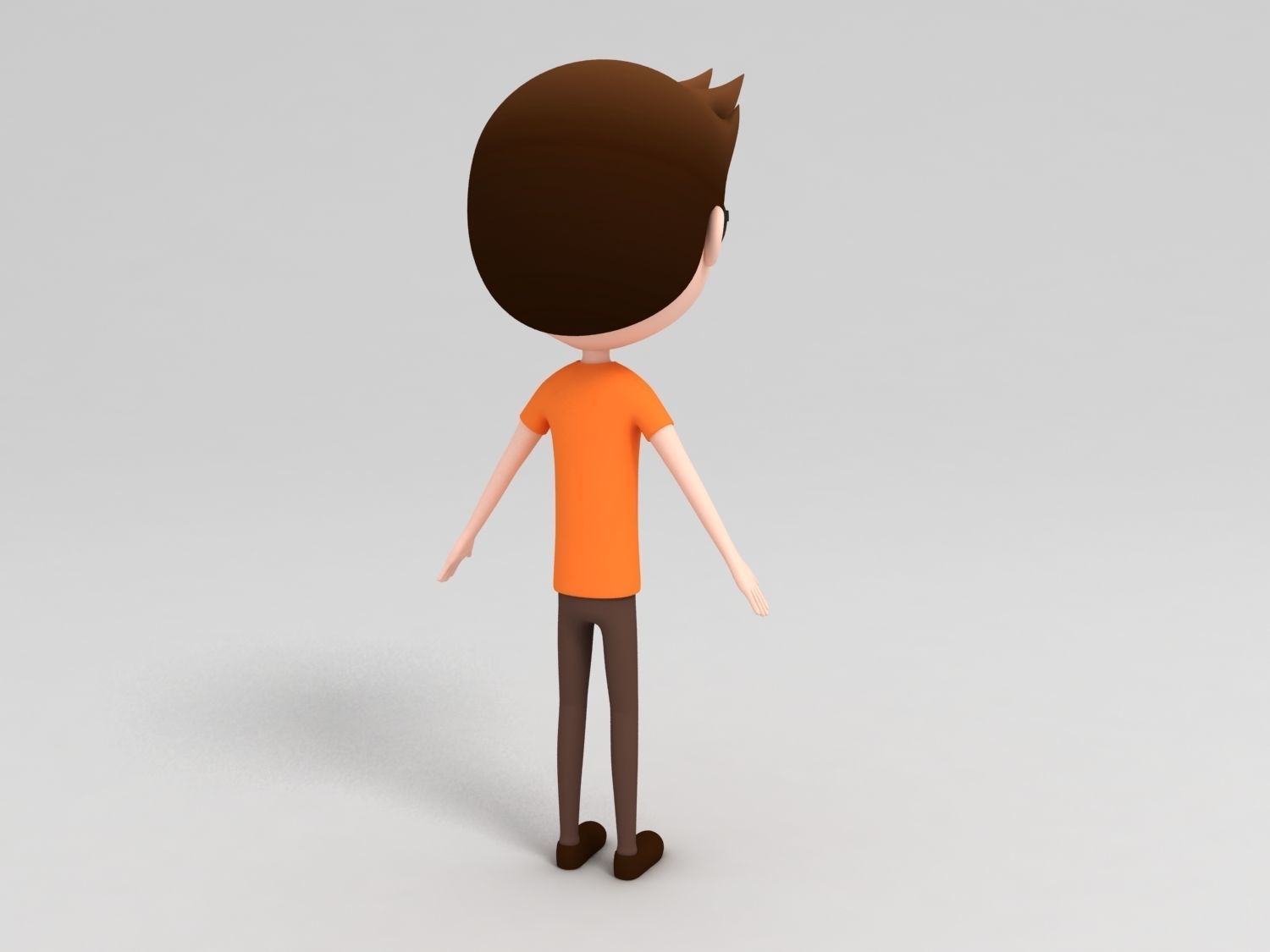 Teen character 3D model_1