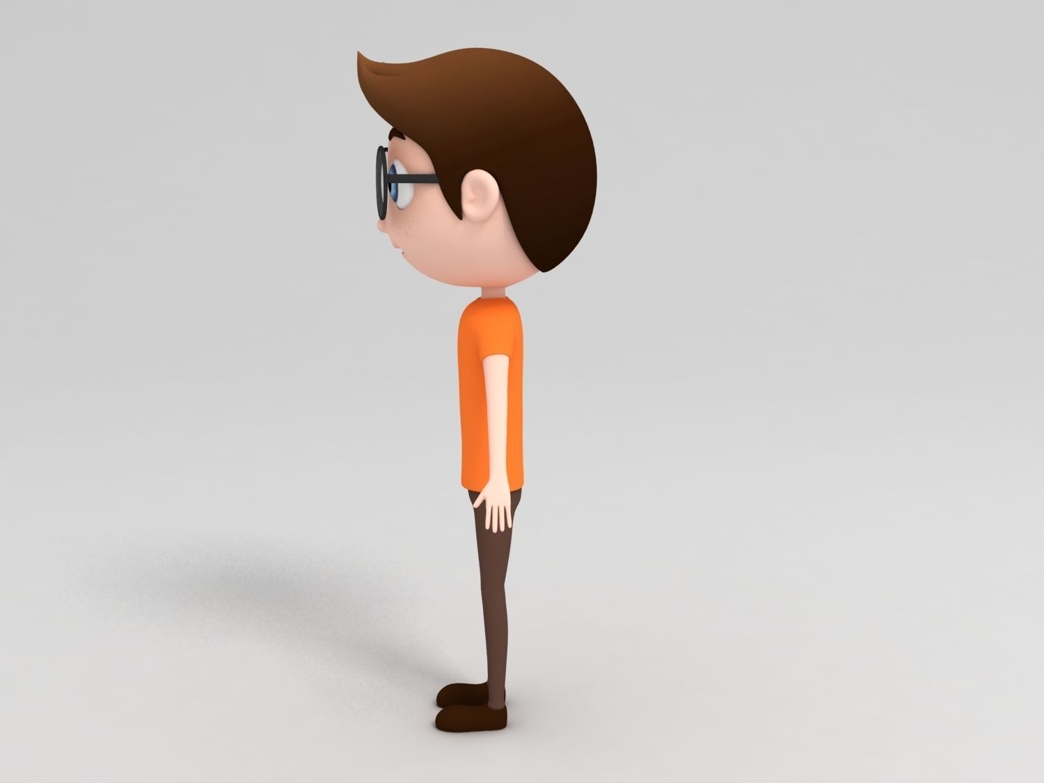 Teen character 3D model_2