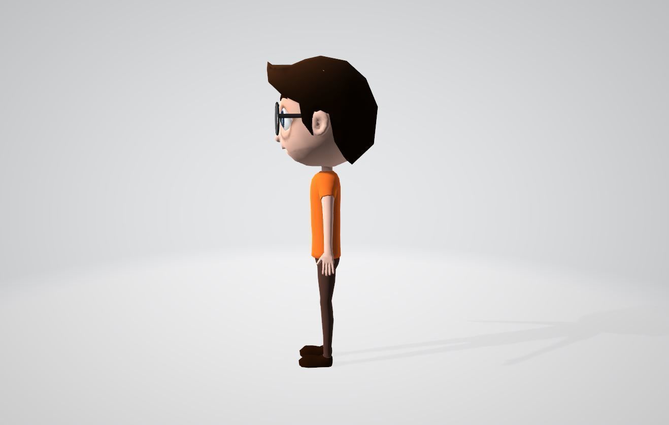 Teen character 3D model_7