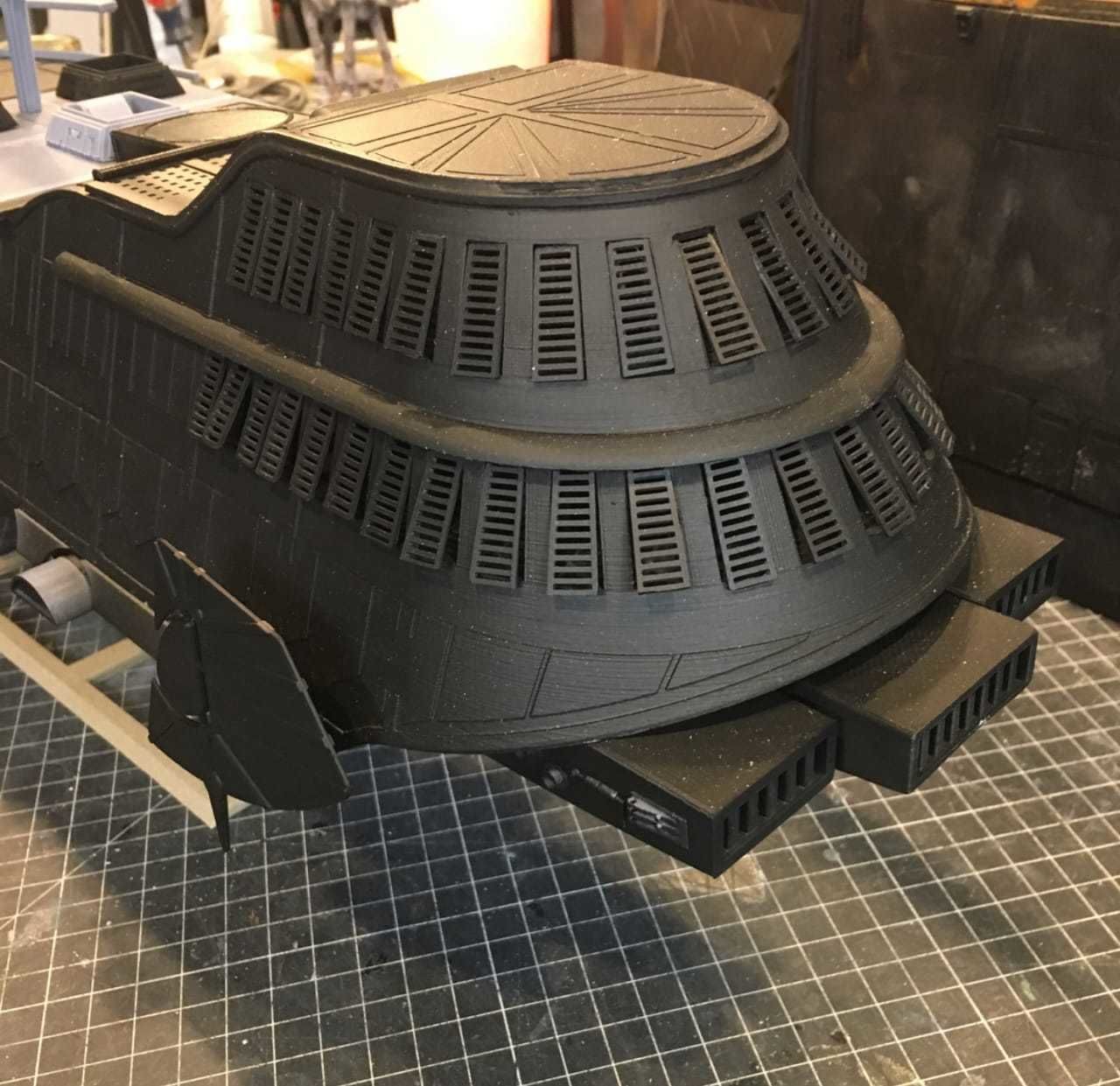 Jabba The Hutt Sail Barge Ship 3D model 3D print model_10