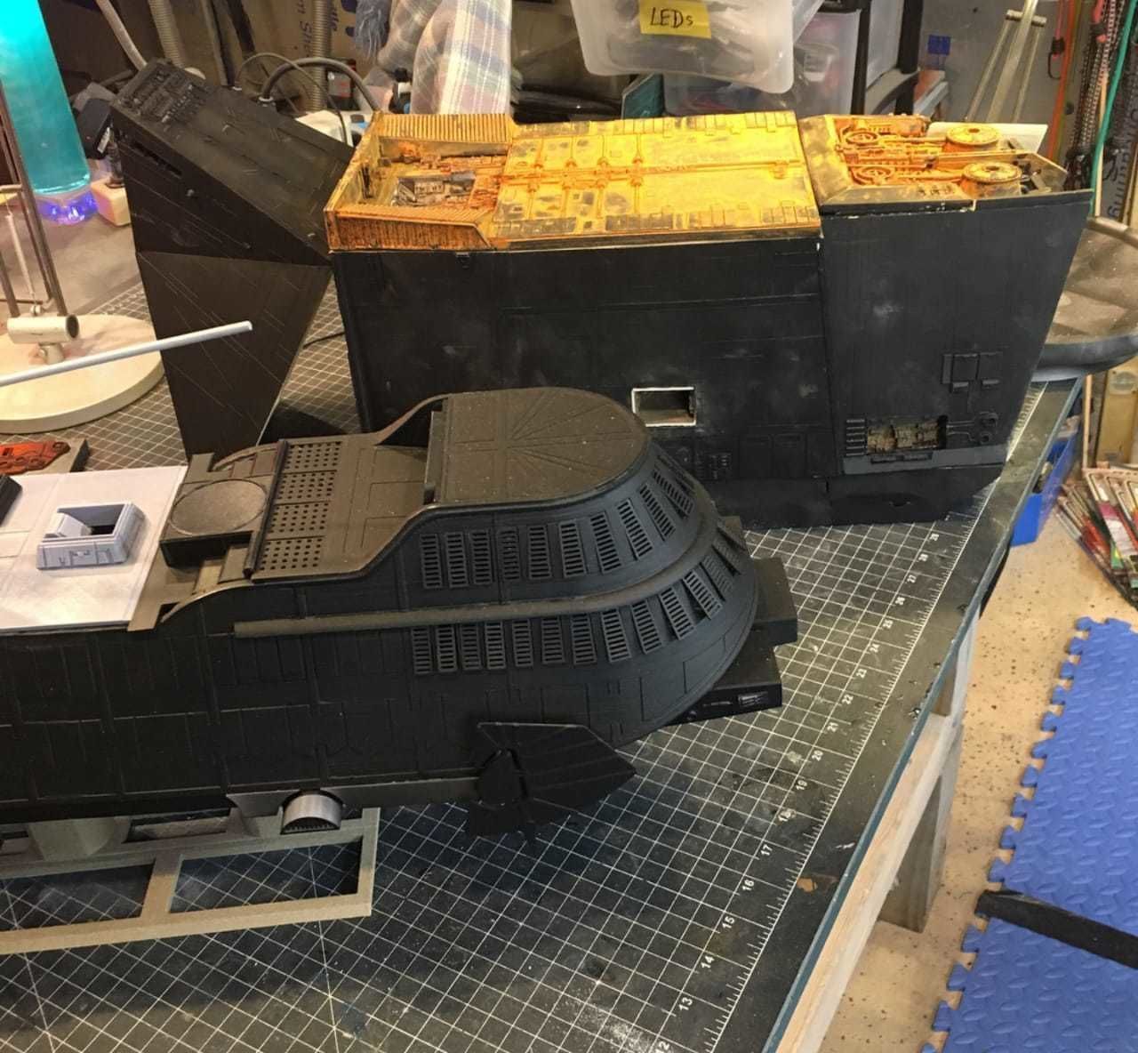 Jabba The Hutt Sail Barge Ship 3D model 3D print model_8