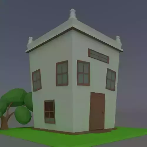 Home Fantasy Free low-poly 3D model