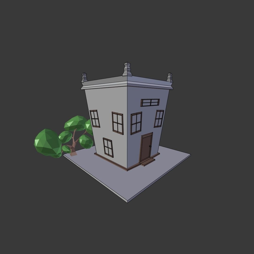 Home Fantasy Free low-poly 3D model_5