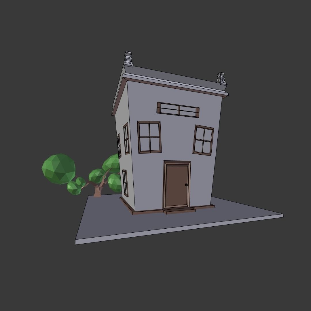 Home Fantasy Free low-poly 3D model_4