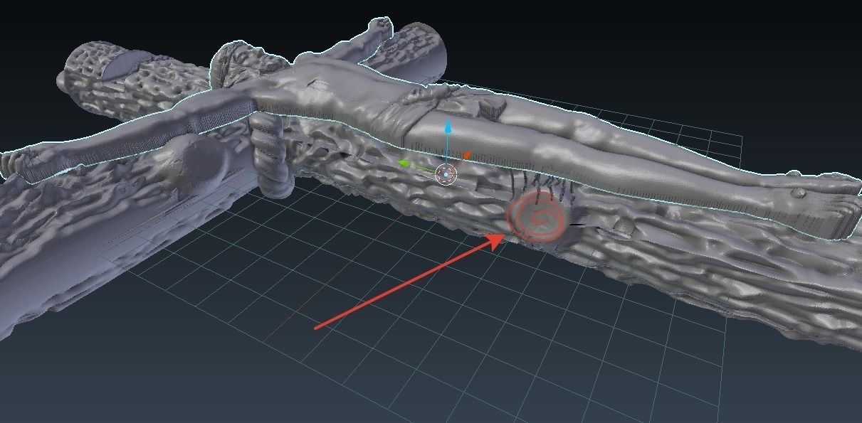 Wooden cross 3 3D print model_7