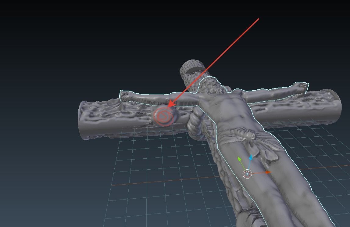 Wooden cross 3 3D print model_2