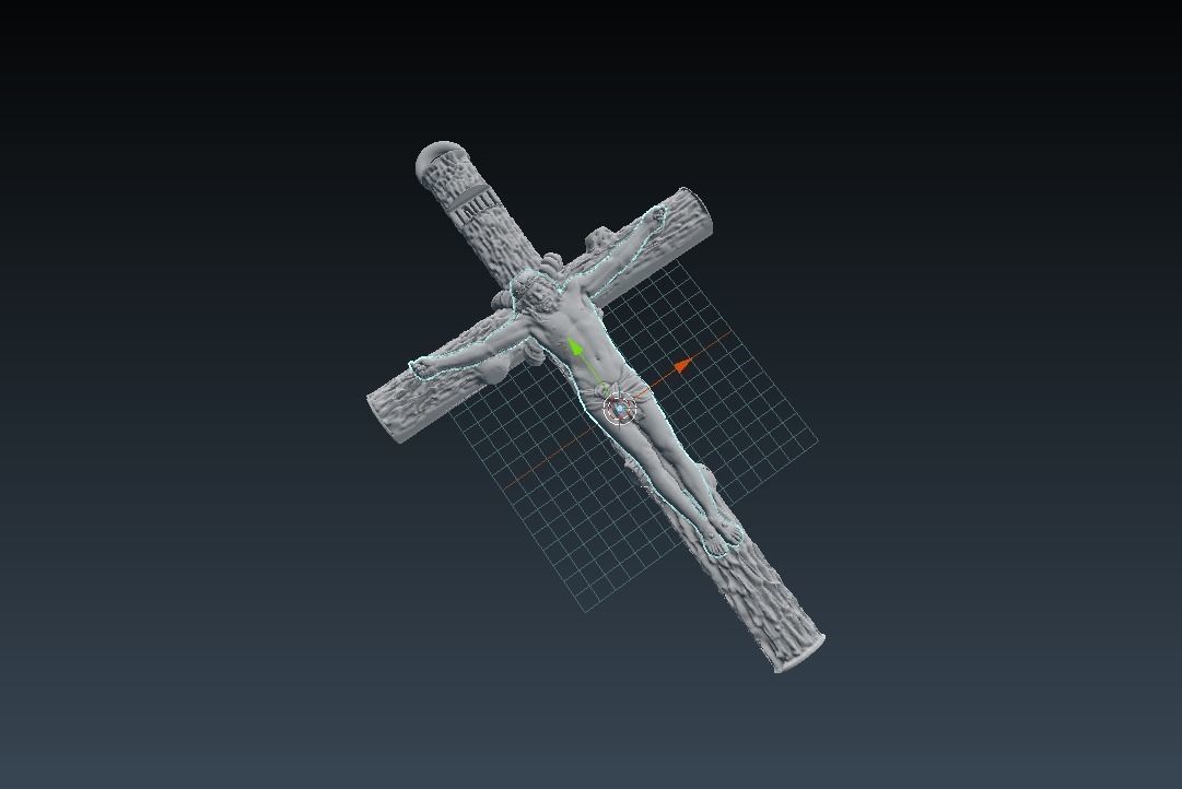 Wooden cross 3 3D print model_8