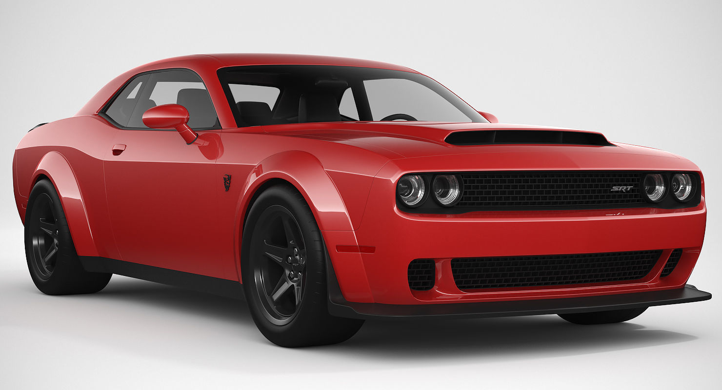 Dodge Challenger SRT Demon 2018 3D model_10